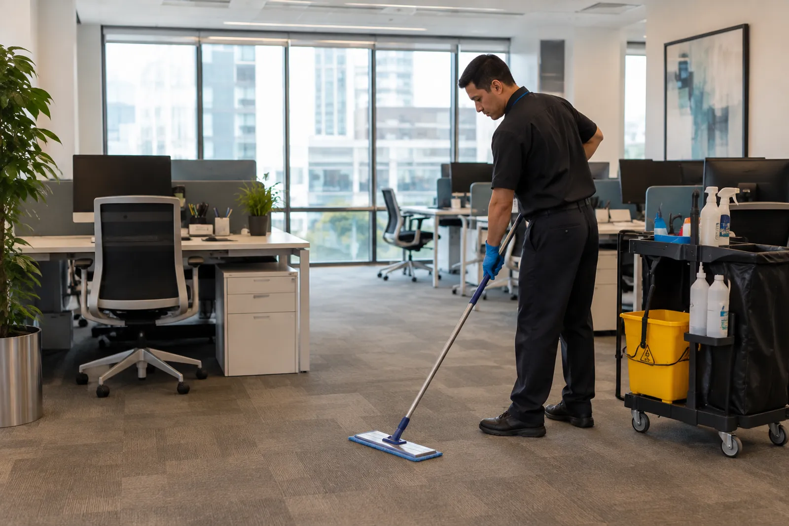 Professional office cleaning in St. Petersburg