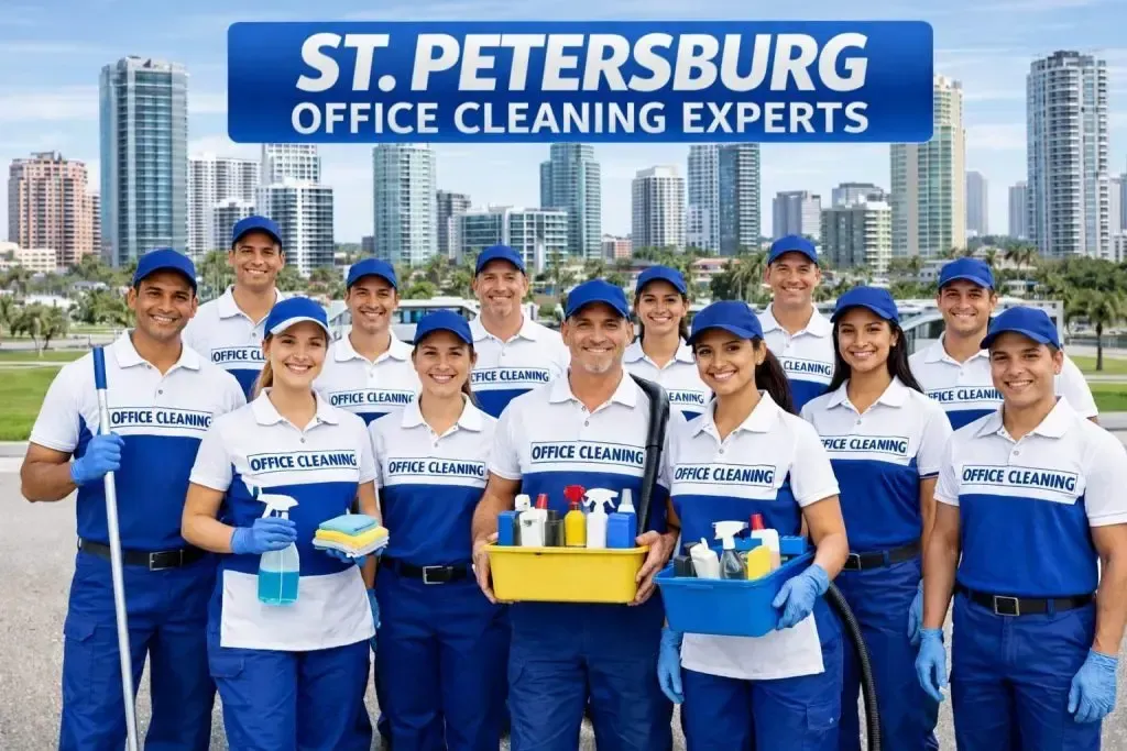 expert office cleaning team St.petersburg